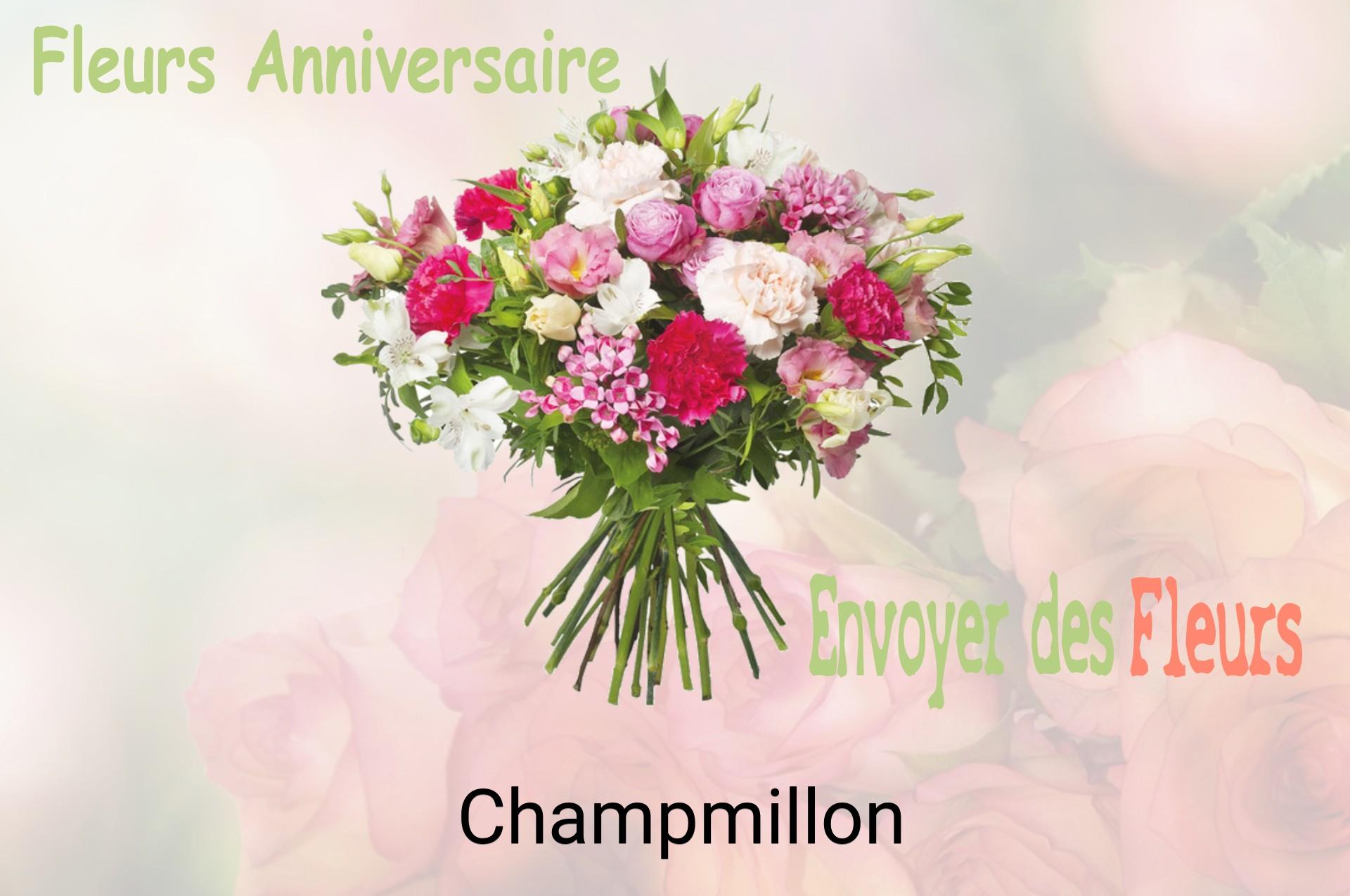 Bouquet de fleurs d’anniversaire livré à Champmillon