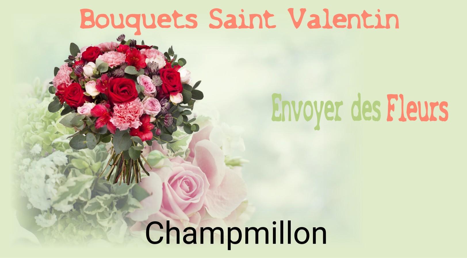 Roses de Saint-Valentin livrées à Champmillon